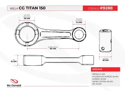 BIELA HAFEEN CG TITAN 150