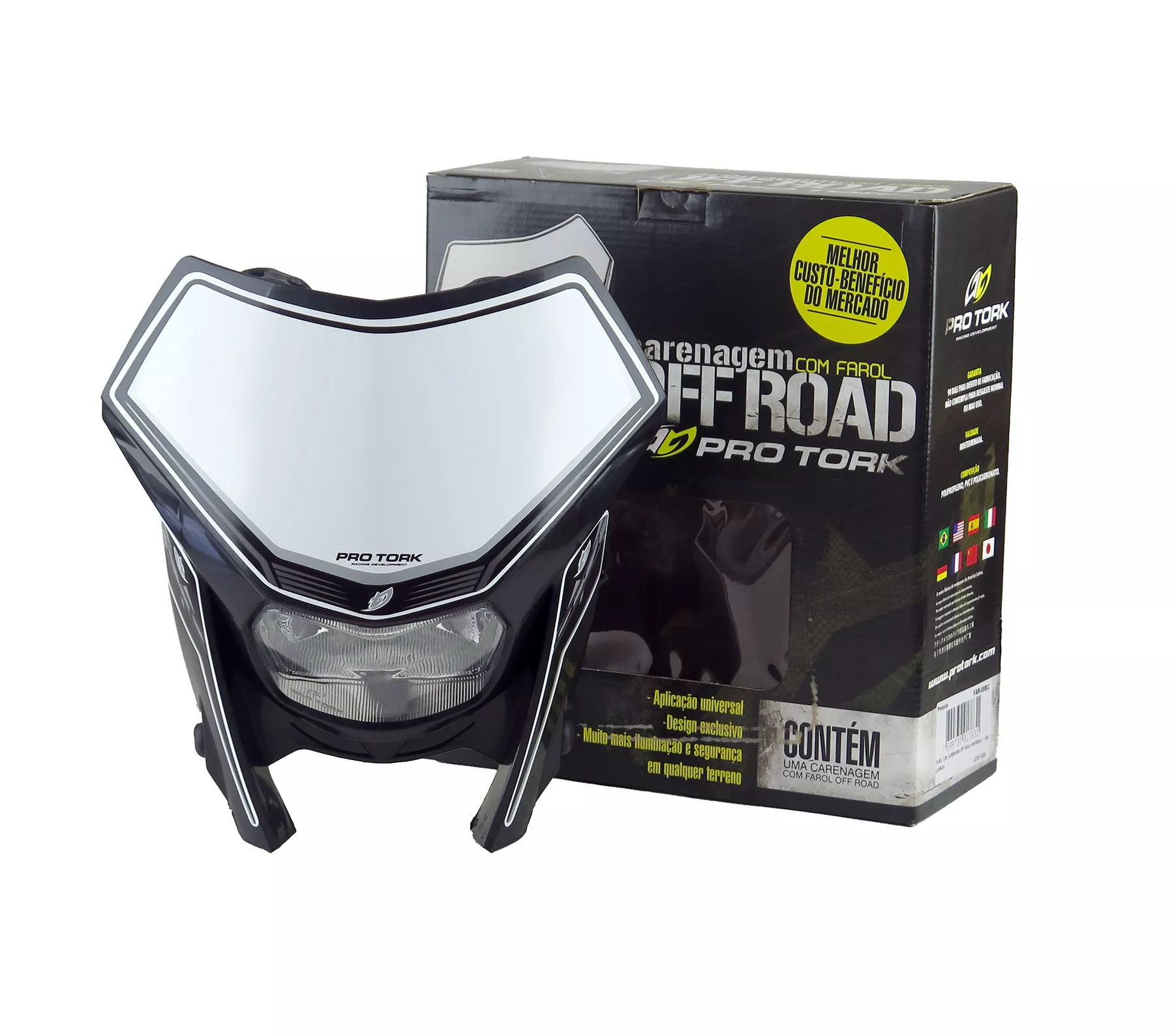 CUPULINA PRO TORK C/OPTICA OFF ROAD UNIVERSAL NEGRO 25029IC05002820R