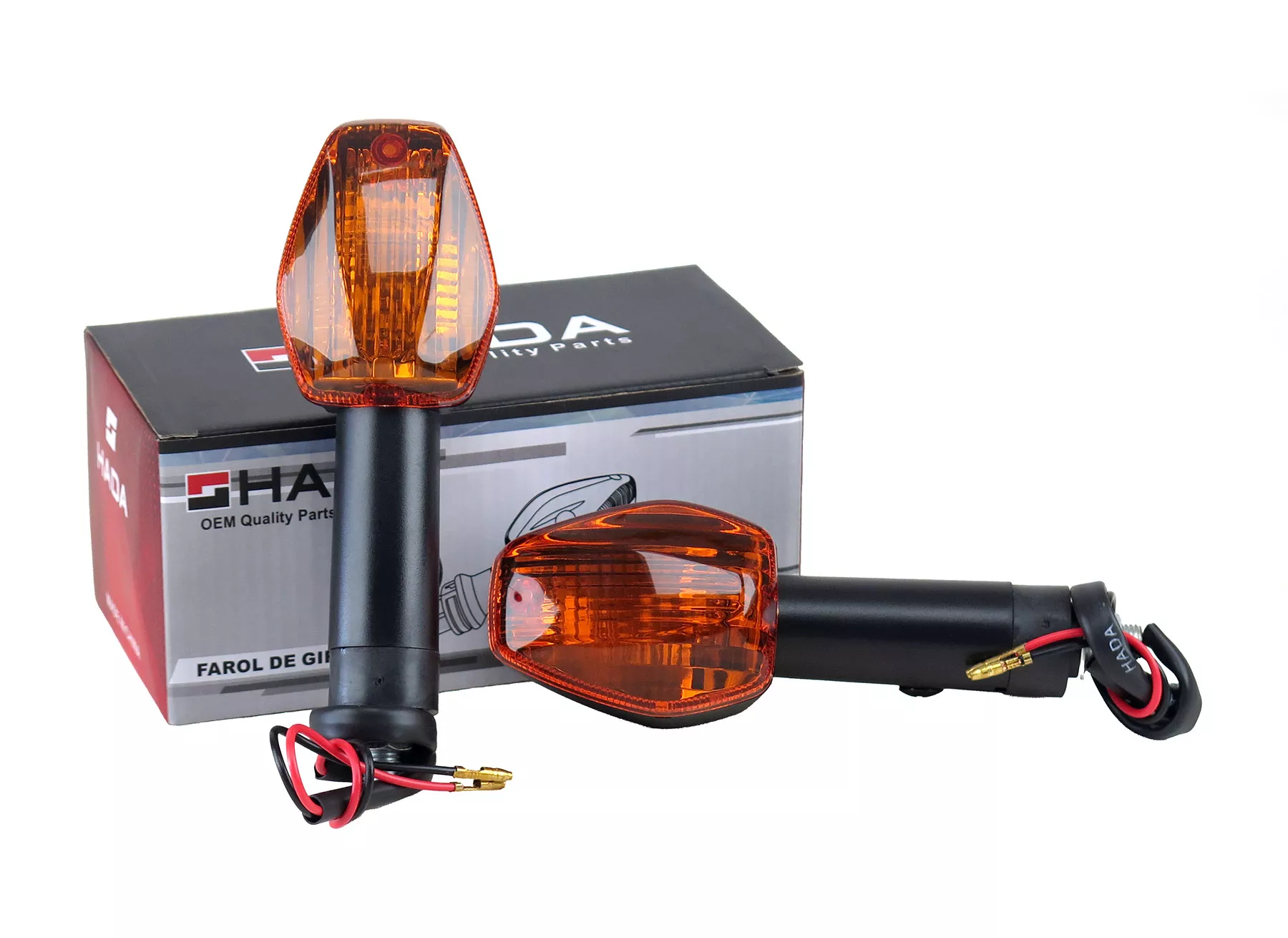 JGO. FAROS GIRO HADA TRAS. WAVE 110 S NARANJA (2PCS)