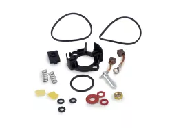 PLAQUETA PORTA CARBONES GAUSS COMPLETO CG 150/ NXR 150/160 BROS