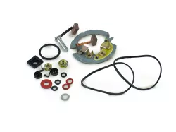 PLAQUETA PORTA CARBONES GAUSS COMPLETO CG 125/CBX 250/XR 125/ XR 250