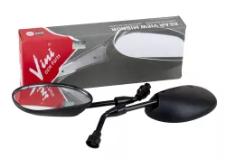 JGO. ESPEJOS VINI WAVE OVAL NEGRO