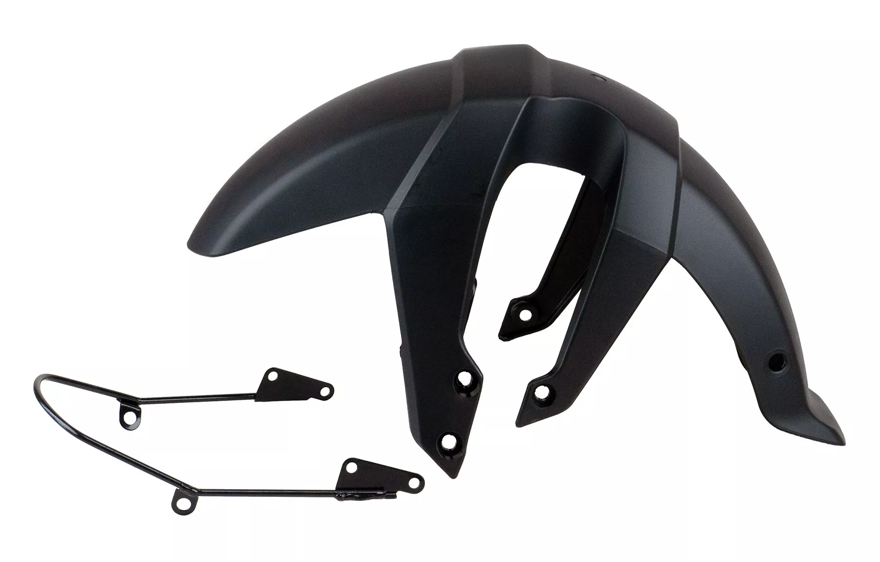 GUARDABARRO DEL. NAVI 110 NEGRO MATE COMPLETO