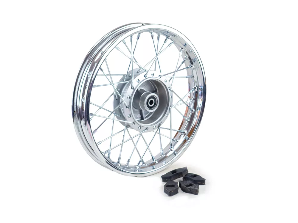 LLANTA TRAS SMASH C/RAYOS R36 RODADO 14 C/RULEMAN