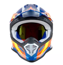 CASCO PRO TORK FAST FANTASY LIMITED EDITION T.60 AZUL/NARANJA