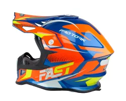 CASCO PRO TORK FAST FANTASY LIMITED EDITION T.62 AZUL/NARANJA