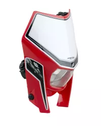 CUPULINA PRO TORK C/OPTICA OFF ROAD UNIVERSAL ROJO