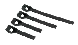 KIT FIJADORES PARA BOTA COMBAT 4 (4 PIEZAS - DER/IZQ) ROJO