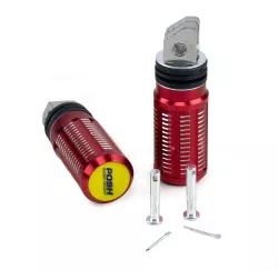 PEDALIN TRASERO IMC DEPORTIVO ALUMINIO ROJO