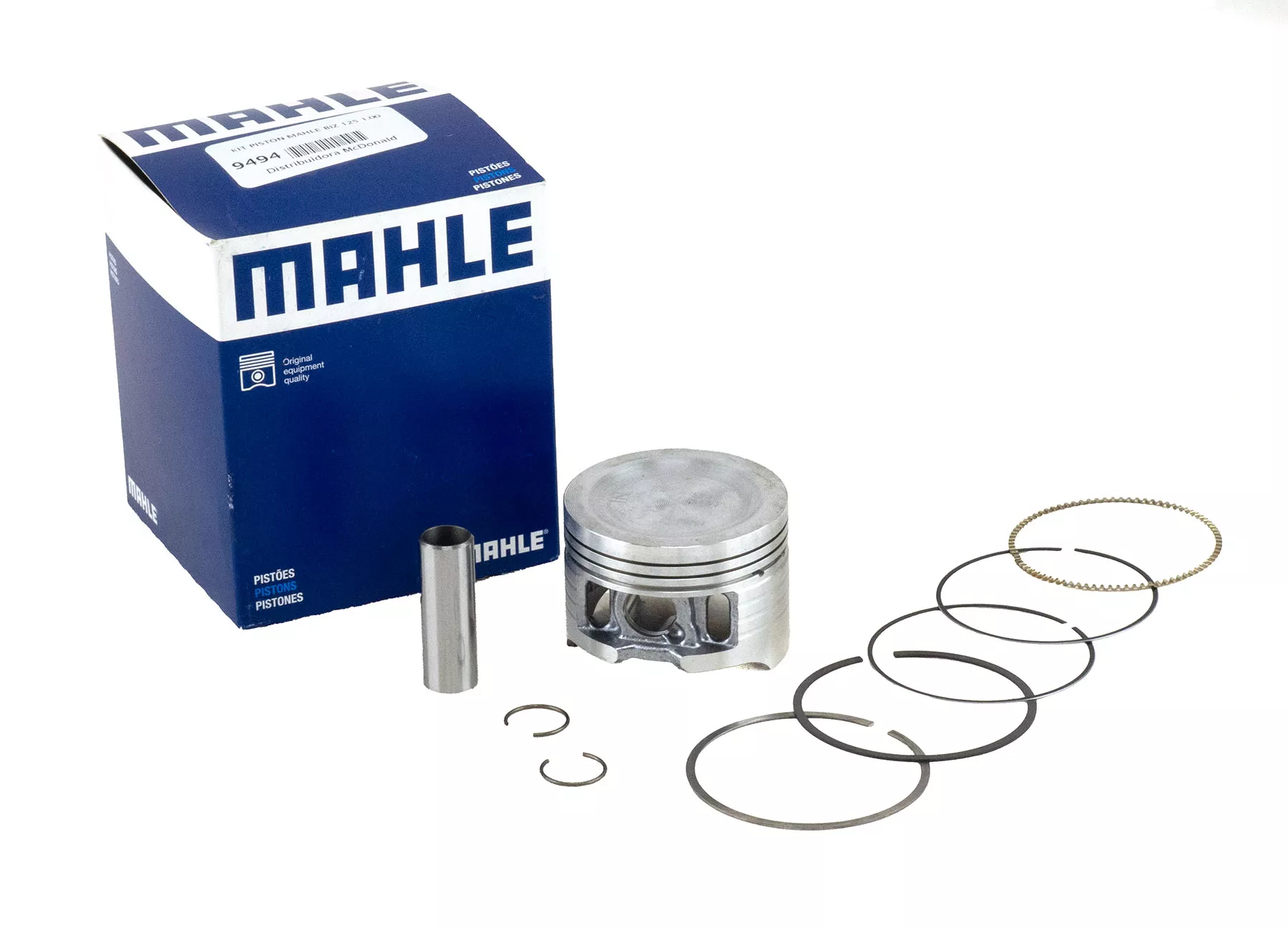 KIT PISTON MAHLE BIZ 125 1.00