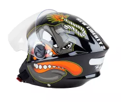 CASCO PRO TORK NEW LIBERTY THREE BOMB NEGRO BRILLANTE T. 58