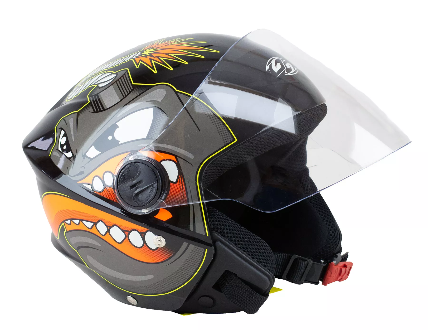 CASCO PRO TORK NEW LIBERTY THREE BOMB NEGRO BRILLANTE T. 60