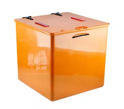 CAJA DELIVERY NARANJA C/1 ESTANTE 40X40X40