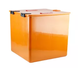 CAJA DELIVERY NARANJA C/1 ESTANTE 40X40X40
