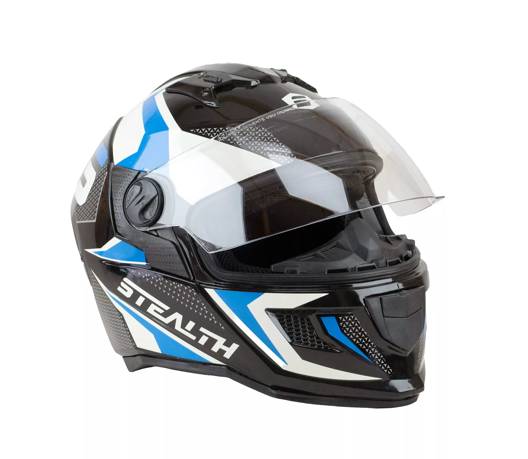 CASCO PRO TORK STEALTH CONCEPT BLANCO/AZUL T.62
