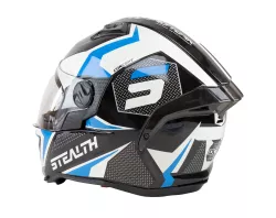 CASCO PRO TORK STEALTH CONCEPT BLANCO/AZUL T.62