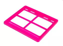 PORTA PATENTE MODELO MERCOSUR IMC ROSA (FLUOR)