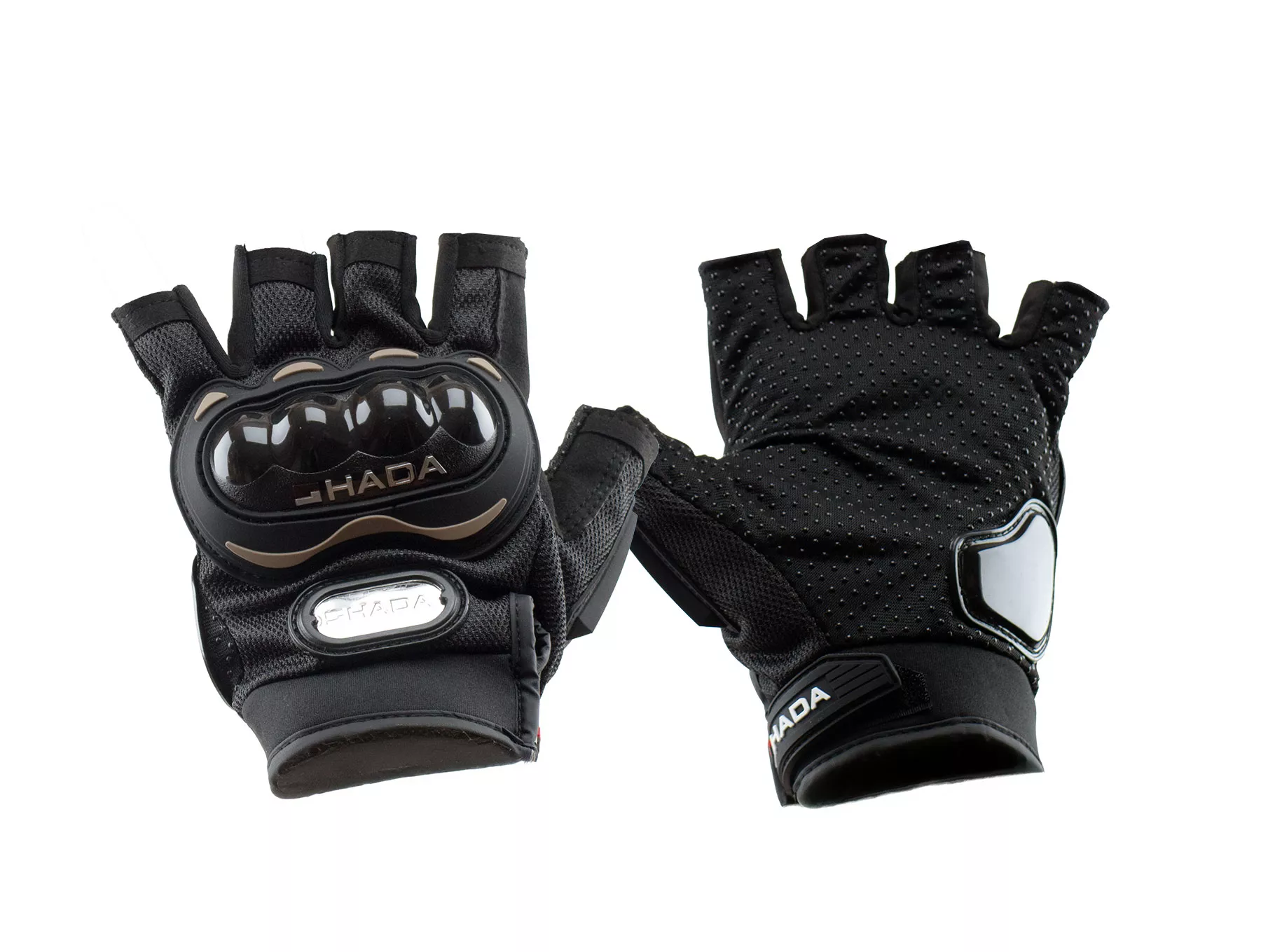 GUANTES HADA HOMBRE NEGRO TALLE XXL C/ NUDILLO MEDIO DEDO