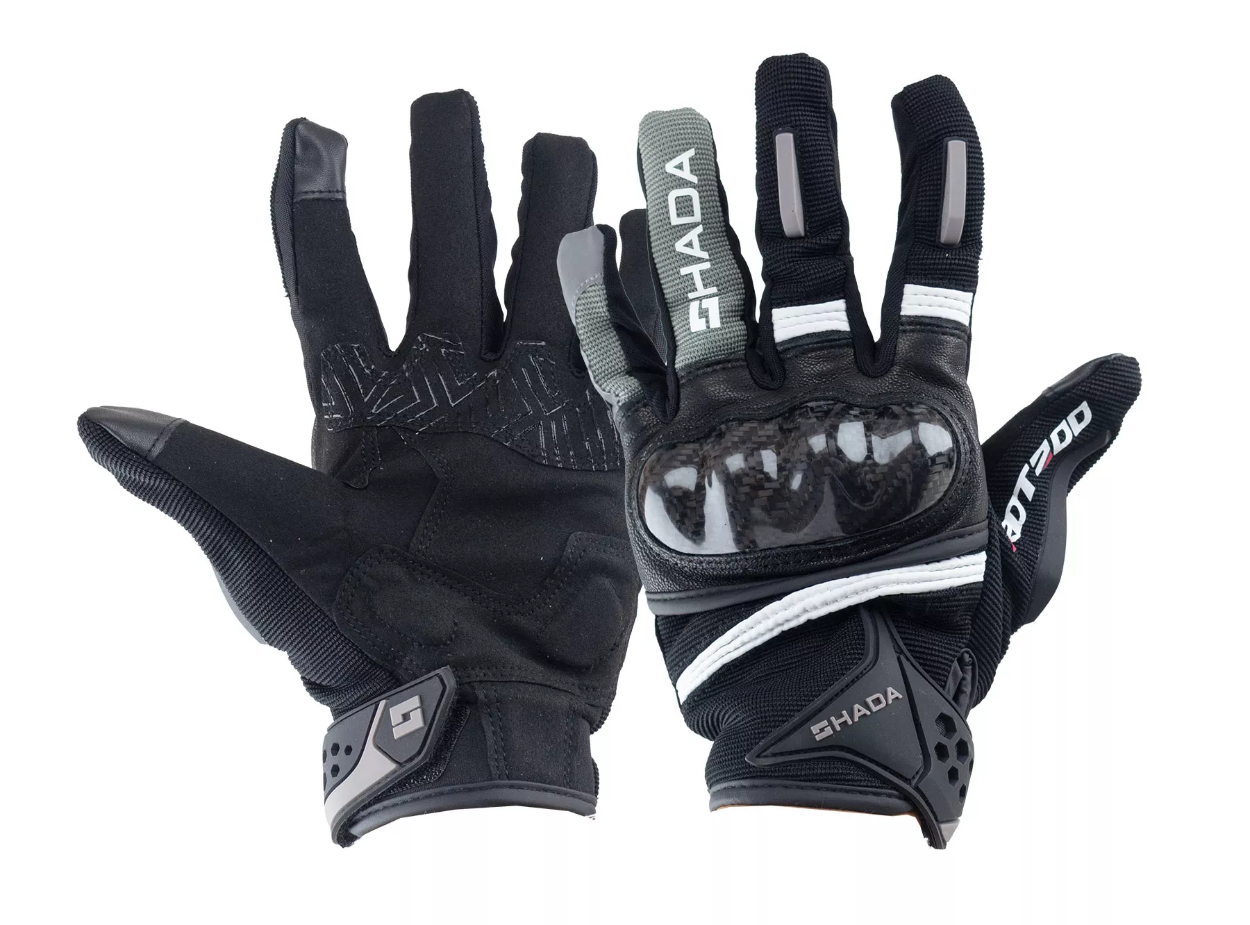 GUANTES HADA HOMBRE MCS-57 NEGRO/GRIS/BLANCO TALLE XL C/PROT.