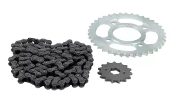 KIT TRANSMISION GENERICA RX 150 38T/15T C/CADENA