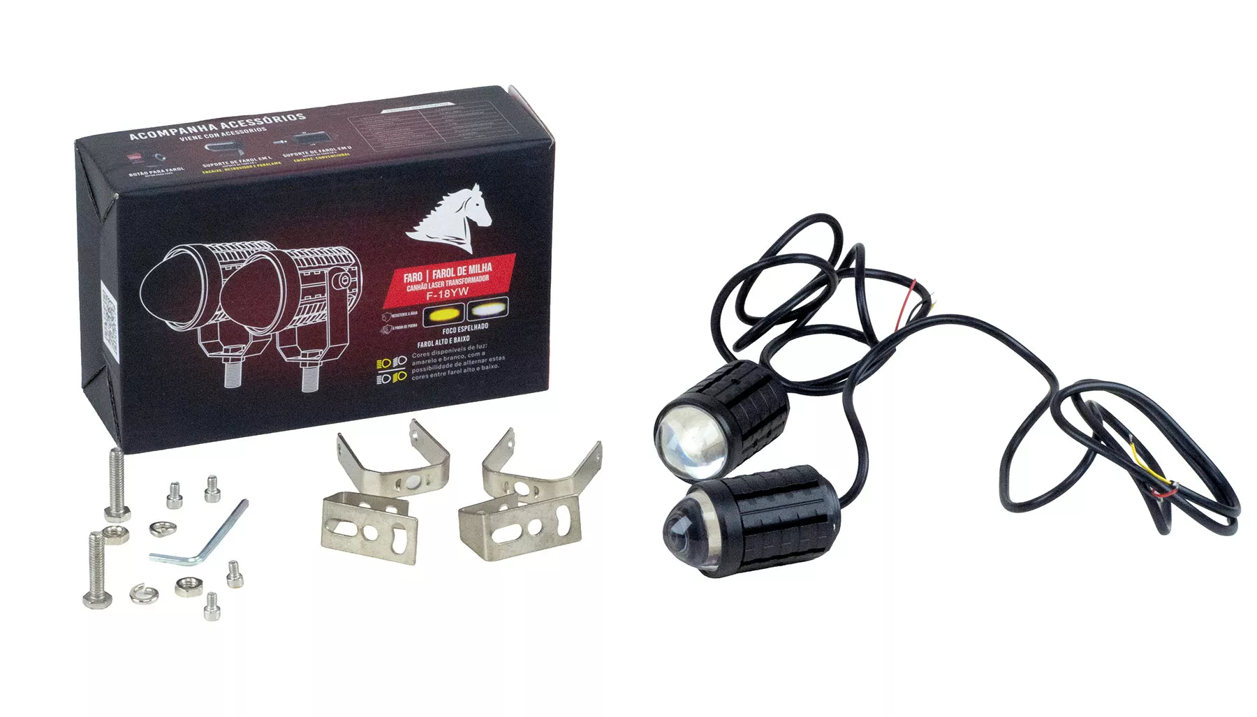 FAROS AUXILIARES STALLION F008 UNIVERSAL BLANCO