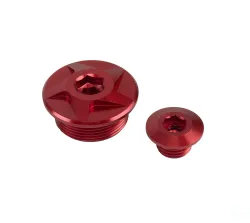 KIT TAPON INSPECCION TORNADO/TWISTER ROJO IMC